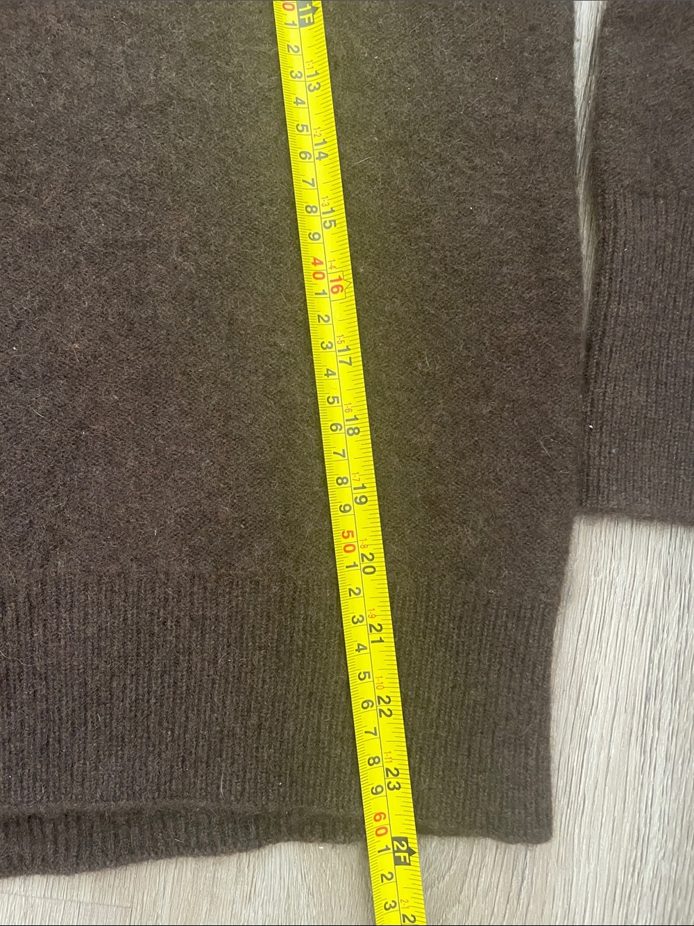 Vince Cashmere Funnel Neck Sweater Chocolate Brown Size S Fall 2020 Oversized - Picture 8 of 12